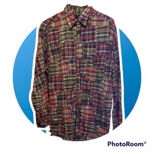 J CrewPatchwork shirt